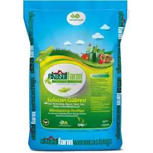 EkosolFarm Organik Solucan Gübresi 10 KG Organik Gübre