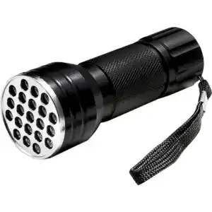 Monte Lua Uv Fener 21 LED Para Kontrol Ultraviyole Fener (Mor Işık)