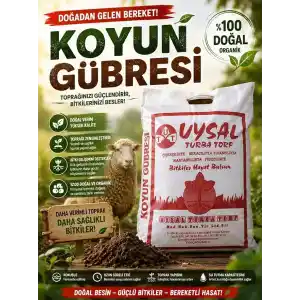 20 Lt. Organik Koyun Gübresi, Çiçek, Bitki Yetiştirme Coşturmak İçin Gübre