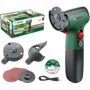 Bosch Home and Garden Akülü EasyCut & Grind Kompakt Kesme ve Taşlama Makinesi (2.0 Ah Akü, 7.2 Volt, Karton Kutuda)