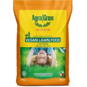 Çim Gübresi 20 kg Vegan Lawn Food%100 Bitkisel Menşeli Çim Gübresi/Doğal Çim Coşturan Gübre Alman Lisanslı