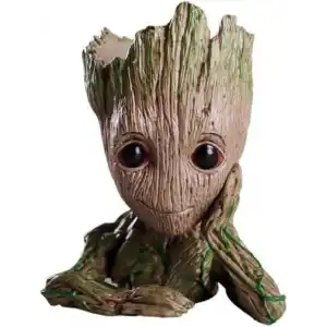 Galaksinin Koruyucuları Baby Groot Figür Düşünen Saksı Kalemlik PLA Büyük 15 Cm