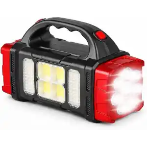 Solar LED Kamp Feneri,, 8 LED Ultra Parlak Taşınabilir Kamp Lambası,, Kamp, Balıkçılık, Acil Durum ve Outdoor Kullanım İçin, Kırmızı,Gold karışık (Asorti) renk