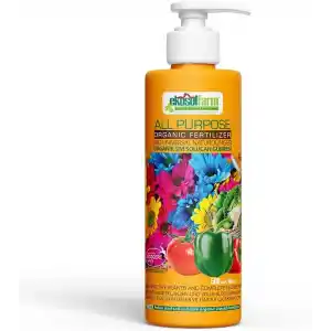 EkosolFarm Sıvı Solucan Gübresi, Ev Bitkileri, Çiçekli Bitkiler, Meyve ve Sebzeler için Üniversal Organik Sıvı Gübre Organik Sertifikalı, 500 ml