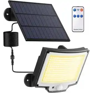 Greentech Güneş Enerjili, Hareket Sensörlü, 228 Boncuk LED Aydınlatma/GT-SL33