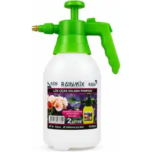 RAIN 2 Litre Basınçlı El Pompalı Püskürtücü, Ayarlanabilir Uçlu Otomatik Sulama Spreyi, Çiçek, Bahçe, Araç ve Cam Temizliği İçin Çok Amaçlı Pompa