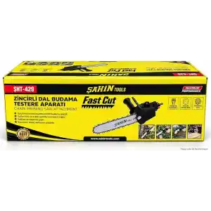 ŞAHİN TOOLS Zincirli Dal Budama Testere Aparatı Fast Cut Ağaç Dal Kesme Aparatı