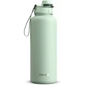 Stevig 1 Hand Leak-Proof Sızdırmaz Çelik Termos 1500 ML Smoke Green ST-256