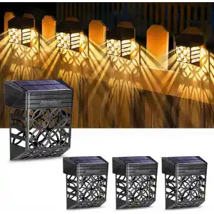 Greentech Güneş Enerjili Duvar ve Çit LED Aydınlatma 4 Adet/GT-SL22