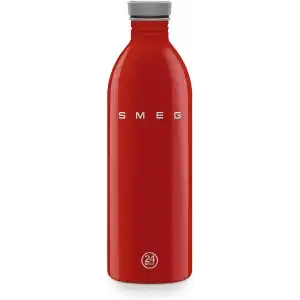 SMEG Urban Bottle Glossy Red Matara 1L Water Bottle