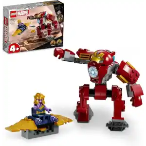 LEGO Marvel Iron Man Hulkbuster Thanos’a Karşı 76263 – 4 Yaş ve Üzeri Çocuklar için Süper Kahraman Hediyesi Fikri, Iron Man ve Uçağıyla Thanos Minifigürleri İçeren Oyuncak Yapım Seti (66 Parça)