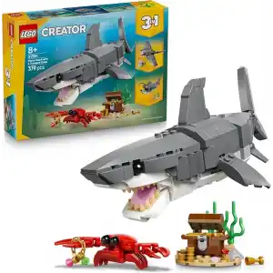 LEGO Creator Acımasız Köpek Balığı ile Hazine Sandığı 31381