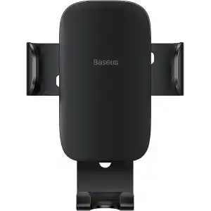 Baseus Metal Age II Gravity Araç Telefon Tutucusu, Havalandırma Izgarası için Otomatik Kilitlemeli Metal Araç Telefon Sabitleyici, Dikey ve Yatay Izgara Uyumlu, 4.7-6.7 inç Uyumlu, Siyah