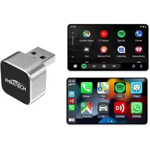 2in1 Kablosuz CarPlay Ve Android Auto Adaptörü (EMT-001)