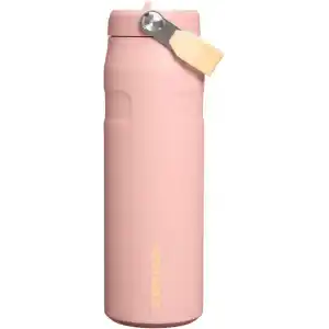 Stanley Buz Akışı Bottle Flip Straw 2.0 Pipetli Termos Bardak 0.7L Şeftali Gülü, 10112830511