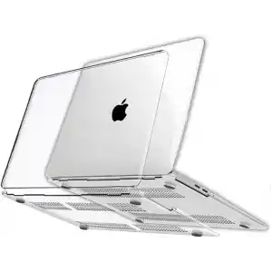 Klasse MacBook Air 13.6 inç M5/M4/M3/M2 2026-2025-2024-2023-2022 Çip ile Uyumlu Dayanıklı Koruyucu Kılıf, Ultra İnce Kabuk Koruma Sert Kapak A3449 A3240 A3113 A2681 (Şeffaf)