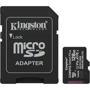 128GB microSDXC Canvas Select Plus Gen3 150MB/s A1 Card + Adapter