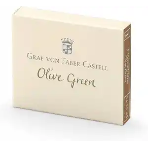 Graf von Faber-Castell Dolma Kalem Kartuşu 6lı Zeytin Yeşili