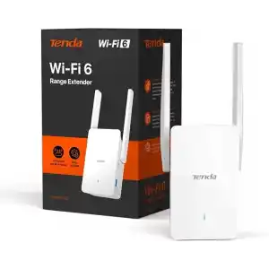 Tenda WiFi Amplifikatör WiFi Tekrarlayıcı WiFi Genişletici A23 (AX1500 Çift Bant 5GHz: 1201Mbps+2.4GHz: 300Mbps) 2* 5dBi Antenler, Gigabit Bağlantı Noktası, AP Modu, MU-MIMO, WPA3, IPv6, LED, Tüm Yönlendiricilerle Uyumlu