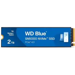 Western Digital Blue SN5000 NVMe SSD M.2 2280 2 TB (5.000 MB/snye kadar okuma 4.000 MB/snye kadar yazma) - WDS200T4B0E