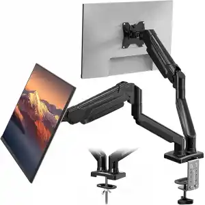 BONTEC 15-32 İnç Çiftli Gazlı Amortisörlü Monitör Kolu, Her Kol 9 kg’a Kadar, VESA 75x75/100x100