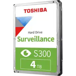 Toshiba S300 4TB 3.5” Dahili HDD – 256MB Cache, 6Gb/s, 5400RPM, Güvenlik ve Gözetim, HDWT840UZSVA