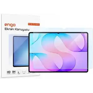 Engo Samsung Galaxy Tab S12 Plus İle Uyumlu Ekran Koruyucu 12.6 İnç SM-X840 Kırılmaz Esnek Nano Cam, Çizilmeye Ve Darbeye Dayanıklı Koruma, HD Şeffaf
