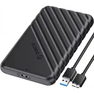 ORICO USB3.0 2.5 inç Hdd 6TB Ssd Harici Slim Harddisk Kutusu,, Siyah