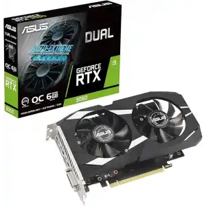 Asus Dual GeForce RTX 3050 OC DUAL-RTX3050-O6G NVIDIA 6GB GDDR6 96Bit DX12 Gaming (Oyuncu) Ekran Kartı