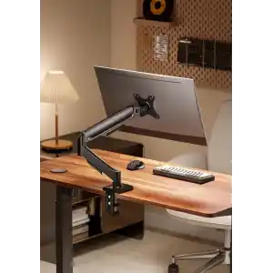 Voltix Monitör Tutucu 17 - 32 Ekranlar için 9kg Taşıyabilir, LCD LED Amortisörlü VESA Monitör Tutucu