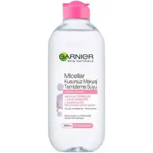 Garnier Micellar Makyaj Temizleme Suyu 400ML, 24 Saat Nemlendirme, Hassas Ciltler için