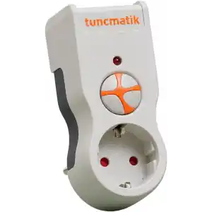 Tunçmatik Akım Koruyucu Priz tekli Beyaz,1050 Joule