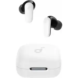 Soundcore R50i NC Kulak İçi Bluetooth Kulaklık, Gürültü Engelleme, Güçlü Bas, 45 Saat Çalma Süresi, 2si 1 Arada Kılıf ve Telefon Standı, IP54 Su Geçirmez, Beyaz - A3959