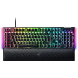 Razer BlackWidow V4 (Yeşil Anahtar) - Chroma RGB mekanik oyun klavyesi - Razer Snap Tap (tıklamalı mekanik anahtarlar, 6 özel makro tuşu, avuç içi dayanağı) TR düzeni | Siyah