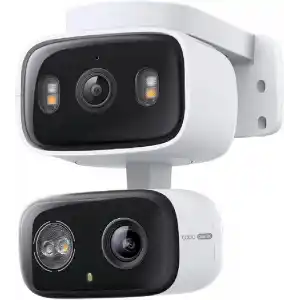Tapo C246D | 2K 3MP Çift Lensli Akıllı Güvenlik Kamerası | Pan/Tilt | İç ve Dış Mekan | IP65 | AI Hareket, Kişi ve Evcil Hayvan Algılama | Renkli Gece Görüşü | Çift Yönlü Ses