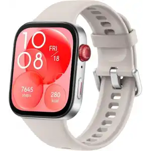 HUAWEI WATCH FIT 3 Akıllı Saat, iOS ve Android ile uyumlu, 1.82 inç AMOLED Ekran, Ultra İnce Tasarım, Kapsamlı Sağlık Takibi, Kapsamlı Sağlık Yönetimi, 10 Güne Kadar Pil Ömrü, Beyaz