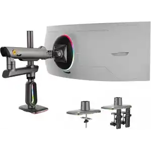 NB Ergonomic NB F7-Gaming, 32-60inch RGB aydınlatma Profesyonel Oyuncu Monitör Standı