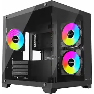 Nova 3 Rgb Fanlı Temperli Cam Panel Boş m-ATX Gaming Oyuncu Bilgisayar Kasası