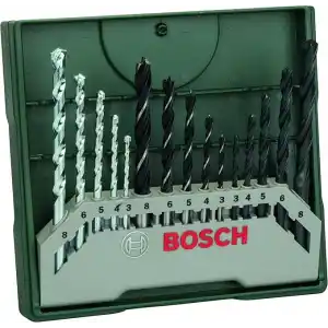Bosch Home and Garden X/Line Mini 15 Parça Matkap Ucu Seti, Yeşil