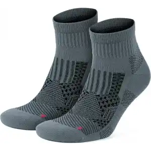 GoWith 2li Tabanaltı Havlulu Dikişsiz Unisex Atletik Fit Koşu Yürüyüş Egzersiz Aktivite Çorabı 3594