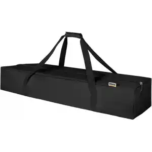 Haegs Taşıma Çantası, İnce Uzun Çok Amaçlı Alet Tripod Olta Çantası, Fermuarlı Dayanıklı, Kamp Malzemeleri Saklama Çantası, 35L (115 x 18 x 18 cm) Siyah