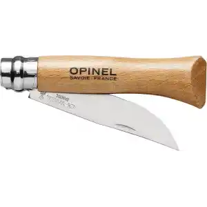 Opinel Op-001083 Inox Kayın Saplı Paslanmaz Çelik Çakı, Unisex, Kahverengi, Nr.9