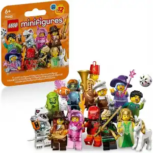 LEGO Minifigures Seri 29 71052-6 Yaş ve Üzeri Kız ve Erkek Çocuklar için Aksesuarlarıyla Birlikte Gelen 12 Karakterden 1ini İçeren Yaratıcı Oyuncak Yapım Seti, Sürpriz Hediye Fikri (8 Parça)