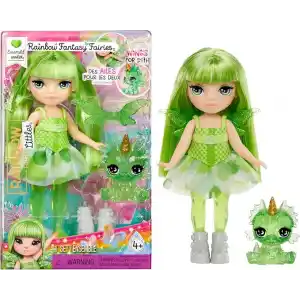 MGAE Entertainment RH Littles Gökkuşağı Perisi Bebekleri Emerald Hunter Oyuncak
