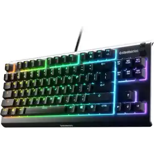 steelseries Apex 3 TKL Türkçe Gaming Klavye Tenkeyless, 8 Bölge RGB Aydınlatma Türkçe QWERTY