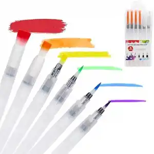 HANNAH SU HAZNELİ SULU BOYA FIRÇASI 6LI PAKET