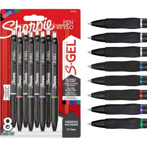 Sharpie Gel Jel mürekkepli kalem, 0.7 mm, 8li Bls