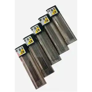 Tombow Kalem Ucu 0.5mm 2B, 5 Tüplük Set, 60mm Uzunluk