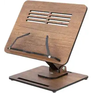 Vigo Wood - DYKOS Yükseklik Ayarlanabilir Katlanabilir 360º Dönebilen Kitap Okuma ve Laptop Standı