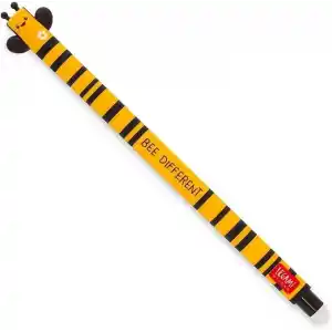 LEGAMI Silinebilir Jel Kalem - BEE, Termoduyarlı Mürekkep, 0,7 mm Uç Çapı, 15 cm Uzunluk, Siyah mürekkep (2 PENS)